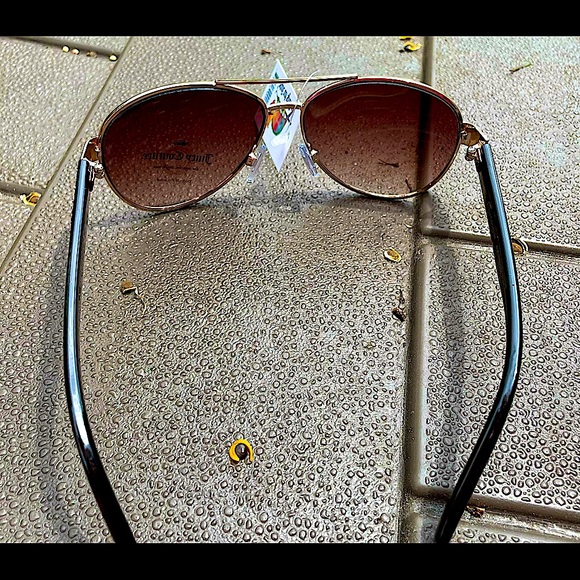 NWT Juicy Couture Sun ☀️ Glasses with Silver and Gold sparkles ✨ on each side! - Picture 4 of 7